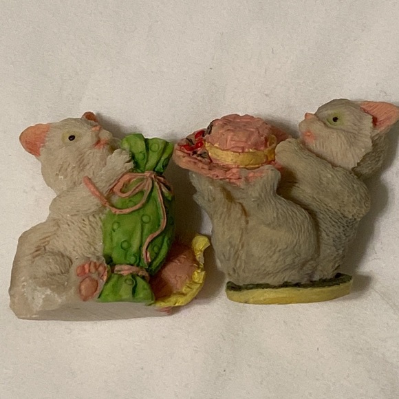 Vintage set of four resin mischievous kittens - Picture 6 of 7